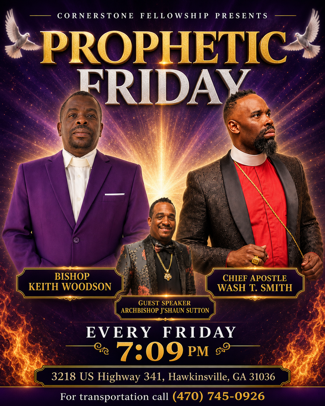 Prophetic Friday flyer